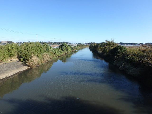 霞ヶ浦 境川