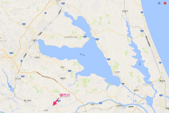 破竹川(霞ヶ浦おかっぱりポイント)
