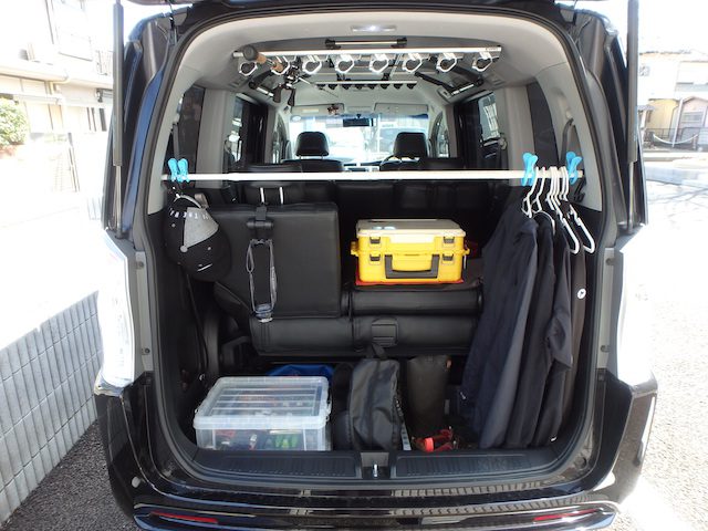 ステップワゴン スパーダ RK5 カーメイト ロッドホルダー inno IF7
