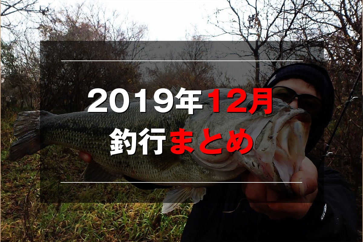 19年12月の釣行まとめ 隙あらばバス釣り